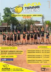 	 AINDA Tennis Open 18º - Torneio Kids Infantil  | 2024 | Limeira - SP