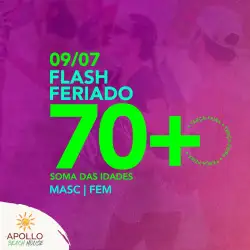 70+ SOMA DAS IDADES - FLASH FERIADO - Masculino Intermediário