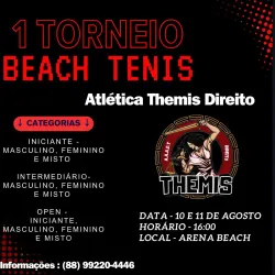 1 Torneio de Beach tênis da atlética themis - MASCULINO INTERMEDIARIO