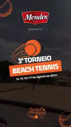3° Torneio Beach Tennis - Etapa MENDES FRIGORIFICO - Masculino Iniciante