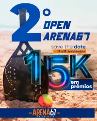 2º OPEN ARENA 67 BEACH TENNIS - MISTO INICIANTE