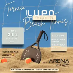 Torneio LUPO FRANQUIA de Beachtenis  - Dupla Mista Iniciante