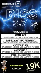 TORNEIO BICS 3.7 DE BEACH TENNIS - Dupla Masculina Iniciante