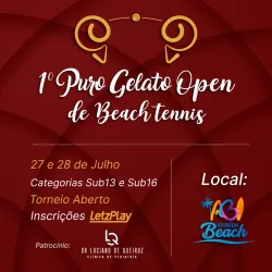 1o Puro Gelato Open de Beach Tennis