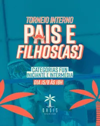 TORNEIO INTERNO PAIS E FILHOS(AS)  - Duplas Misto INTERMEDIÁRIA