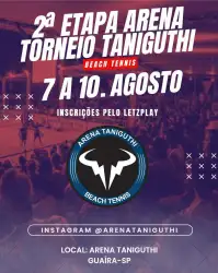 2° Etapa Torneio Arena Taniguthi  - Masculino Iniciante