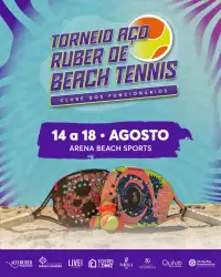 TORNEIO AÇO RUBER DE BEACH TENNIS - CLUBE DOS FUNCIONÁRIOS - AGOSTO 2024 - "CAT DUPLA MASC ""C"""