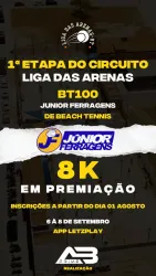Circuito Liga das Arenas - 1ª Etapa - Circuito Junior Ferragens de Beach Tennis - FEMININO INICIANTE