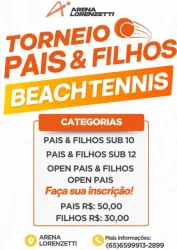 TORNEIO PAIS & FILHOS - PAIS & FILHO SUB 10
