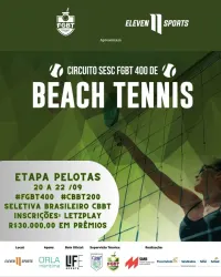 CBBT200 / FGBT400 - CIRCUITO SESC PELOTAS  / ELEVEN - ETAPA  3 - AMADORES - Dupla Mista B