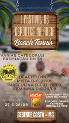 I Festival de Esportes na Areia - Beach Tennis - Masculina C