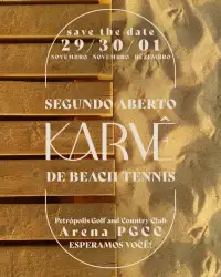 2° ABERTO KARVÊ DE BEACH TENNIS - ARENA PGCC - MISTO A/B