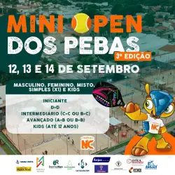 3º MINI OPEN DOS PEBAS - Masculino Intermediário ( B+C) (C+C)