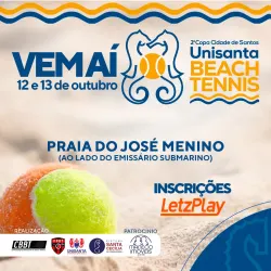 CBBT200/FPBT300 - 2ª COPA CIDADE DE SANTOS UNISANTA BEACH TENNIS - AMADORES - Dupla Mista C