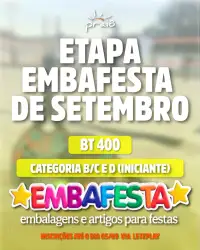 Ranking Praiô de BT - 4ª Etapa Embafesta de Setembro - Categoria Masculina B/C
