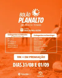 BOLÃO PLANALTO DE BEACH TENNIS - MASCULINO OPEN