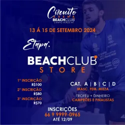 3ª Etapa Circuito Arena Beach Club Etapa BEACH CLUB STORE  - DUPLAS MASCULINO D
