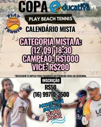 Copa Educativa Play Beach Tennis