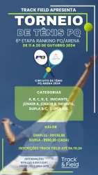 TRACK FIELD  (TORNEIO DE TENNIS PQ)(6ª Etapa) - Categoria B