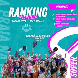 RANKING SUPER 8 NA PRAIA -  1ª  Parte  - Duplas Feminino Livre 