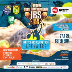 IFBT/CBBT200/CPBT300 - OPEN INTERNACIONAL DE REDENCAO - Dupla Feminina D