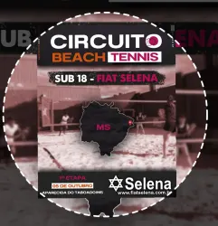 1º ETAPA CIRCUITO BEACH TENNIS SUB 18 - FIAT SELENA  - MASCULINO SUB 18
