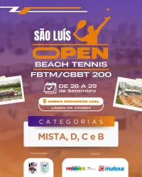 CBBT200/FBTM200 -  SÃO LUIS OPEN DE BEACH TENNIS 2024 - Dupla Masculina 50+
