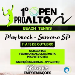  1º OPEN PROALTO DE BEACH TENNIS - Mista A
