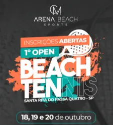 1º OPEN Beach Tennis - CM Arena  - FEMININO B