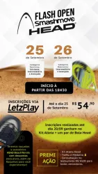 FLASH OPEN SMASHMOVE HEAD - Masculino Intermediário