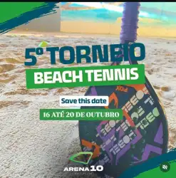 5º Torneio de Beach Tennis da Arena 10 Multiplace - Duplas Masculinas - nível D