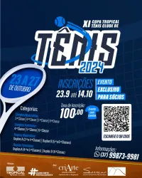 XI Copa Tropical Tênis Clube de Tênis 2024 - 3Âª CLASSE MASCULINO