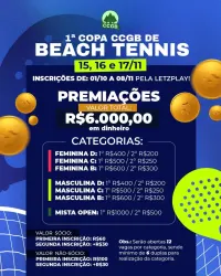 COPA CCGB DE BEACH TENNIS  - FEMININA D
