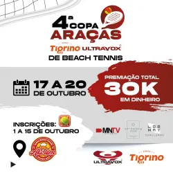 ABT 600 - 4ª COPA ARAÇÁS ARROZ TIGRINO/ULTRAVOX - Masculina B