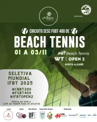 IFBT/CBBT200/FGBT400 - CIRCUITO SESC - 4ª ETAPA - Dupla Masculina C