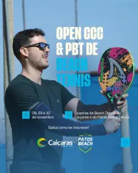 OPEN CCC & PBT DE BEACH TENNIS  - MASCULINO D - JOGOS CCC