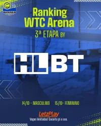 3ª Etapa Ranking WTC Arena 2024 - Masculino C/D 
