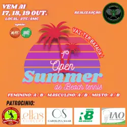 1º OPEN SUMMER DE BEACH TENNIS - MASCULINO A