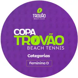 Copa Trovão Beach Tennis - Feminina D