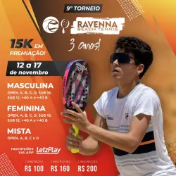 9º Torneio Ravenna Beach Tennis 3 anos  - MASC C 