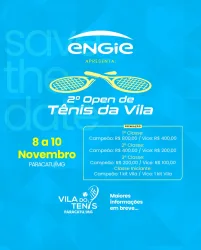 Engie apresenta: 2º Open de Tênis da Vila - Simples Misto 1Âª Classe