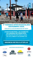 1º Torneio Open Masculino Marina Beach Arena - NOVEMBRO AZUL - Duplas Masculina C (Iniciante)