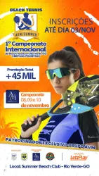 CBBT300 / FGOBT300 - 1º CAMPEONATO INTERNACIONAL GRUPO AVM/SUMMER DE BEACH TENNIS - Dupla Feminina B