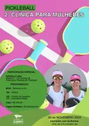 2 Clínica para Mulheres Pickleball - 2 Clínica para Mulheres