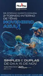 2º Torneio Novembro Azul Dr. Stefano Garisto  - 3ªClasse  - Tênis 