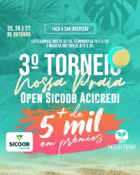 3º Torneio Nossa Praia Beach Tennis - Open Sicoob Acicredi - Masculino B/C