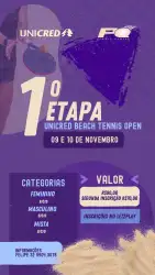 1ª Etapa Unicred Beach Tennis Open - Masculino C