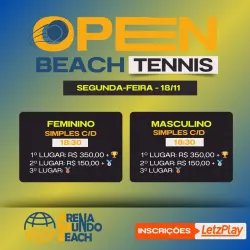 1º OPEN BEACH TENNIS - MASCULINO SIMPLES
