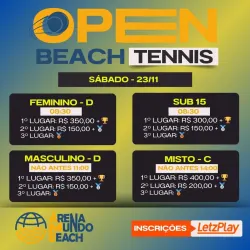 1º OPEN BEACH TENNIS - MASCULINO - D