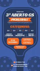 3º ABERTO GS - PICKLEBALL
